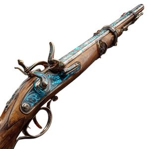 Fantasy Musket Vinyl Car Decal Sticker – Waterproof & UV-Resistant 3.4133333333333336"