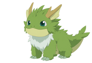 Grass Dragon Stuffy Vinyl Car Decal Sticker – Waterproof & UV-Resistant 2.986666666666667"