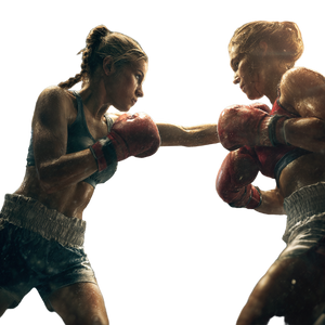 Female Boxers Fight Vinyl Car Decal Sticker – Waterproof & UV-Resistant 3.4133333333333336" Female Boxers Fight Vinyl Car Decal Sticker – Waterproof & UV-Resistant 3.4133333333333336"