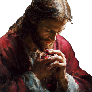 Healing Jesus Hands Vinyl Car Decal Sticker – Waterproof & UV-Resistant 3.4133333333333336"