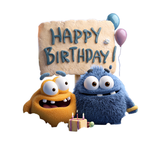Funny Birthday Card Vinyl Car Decal Sticker – Waterproof & UV-Resistant 3.4133333333333336"