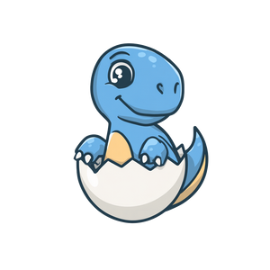Baby Dinosaur Hatching V2 Vinyl Car Decal Sticker – Waterproof & UV-Resistant 3.4133333333333336"
