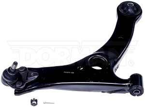 2003-2008 Fits Toyota Corolla | Dorman Control Arm: OE Replacement, Durable Steel Construction, Black, Complete with Ball Joint & Bushings