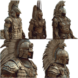 Inca Warrior Gods Vinyl Car Decal Sticker – Waterproof & UV-Resistant 3.4133333333333336"