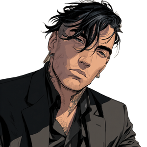 Gothic Vampire Beach Vinyl Car Decal Sticker – Waterproof & UV-Resistant 3.4133333333333336"