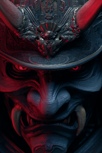 Demonic Samurai Warrior V2 Vinyl Car Decal Sticker – Waterproof & UV-Resistant 4.4