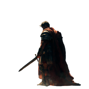 Roman Warrior Light Vinyl Car Decal Sticker – Waterproof & UV-Resistant 3.4133333333333336"