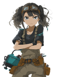 Anime Electrician Vinyl Car Decal Sticker – Waterproof & UV-Resistant 3.4133333333333336"