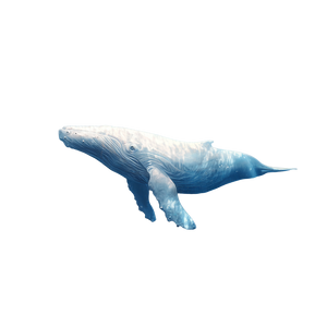 White Whale V2 Vinyl Car Decal Sticker – Waterproof & UV-Resistant 6.826666666666667"
