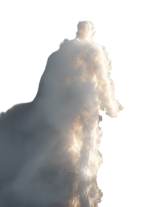 Ethereal Cloud Figure Vinyl Car Decal Sticker – Waterproof & UV-Resistant 4.0"