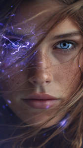 Lightning Eye Sorceress Vinyl Car Decal Sticker – Waterproof & UV-Resistant 4.8533333333333335"