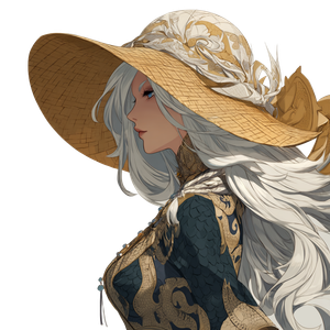 White-Haired Lamia Vinyl Car Decal Sticker – Waterproof & UV-Resistant 3.4133333333333336"