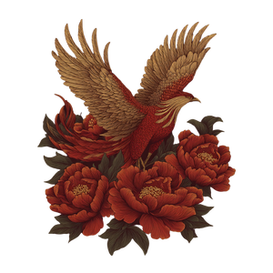 Phoenix Illustration V6 Vinyl Car Decal Sticker – Waterproof & UV-Resistant 3.4133333333333336"