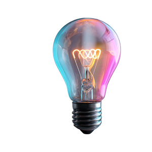 Glowing Idea Bulb V4 Vinyl Car Decal Sticker – Waterproof & UV-Resistant 3.4133333333333336"