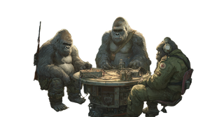 Gorilla Radio Encounter Vinyl Car Decal Sticker – Waterproof & UV-Resistant 2.72"