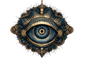 Mystical Glowing Eye Vinyl Car Decal Sticker – Waterproof & UV-Resistant 2.986666666666667"