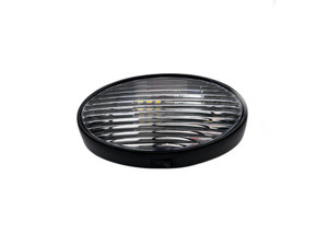Illuminate in Style with RV Designer Oval LED Porch Light | Clear Lens, Black Housing, Easy Install Illuminate in Style with RV Designer Oval LED Porch Light | Clear Lens, Black Housing, Easy Install