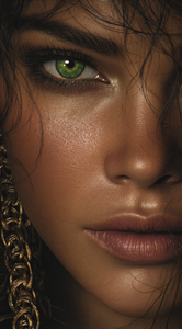 Green-Eyed Beauty V2 Vinyl Car Decal Sticker – Waterproof & UV-Resistant 4.906666666666666"