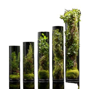 Glass Pillars Greenery Vinyl Car Decal Sticker – Waterproof & UV-Resistant 3.4133333333333336"