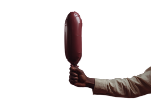 Balloon Modeling Hand Vinyl Car Decal Sticker – Waterproof & UV-Resistant 5.97333333333333