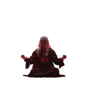 Androgynous Necromancer Vinyl Car Decal Sticker – Waterproof & UV-Resistant 3.4133333333333336"