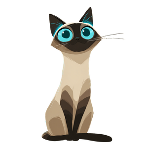 Healing Siamese Cat Vinyl Car Decal Sticker – Waterproof & UV-Resistant 3.4133333333333336" Healing Siamese Cat Vinyl Car Decal Sticker – Waterproof & UV-Resistant 3.4133333333333336"
