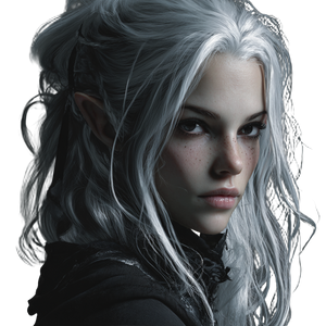 Shy Dark Elf Vinyl Car Decal Sticker – Waterproof & UV-Resistant 3.4133333333333336"