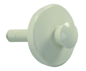 Durable Pop-Stop Sink Drain Stopper | Plastic Stem | Parchment