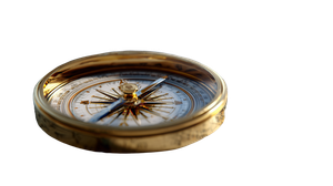 Abstract Concept Compass Vinyl Car Decal Sticker – Waterproof & UV-Resistant 5.4