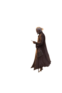 Aged Man Dawn Vinyl Car Decal Sticker – Waterproof & UV-Resistant 8.96"