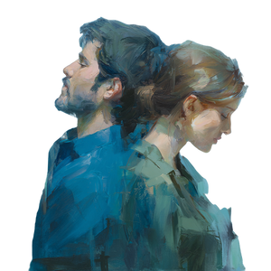 Abstract Couple Portrait Vinyl Car Decal Sticker – Waterproof & UV-Resistant 6.826666666666667" Abstract Couple Portrait Vinyl Car Decal Sticker – Waterproof & UV-Resistant 6.826666666666667"