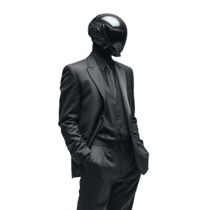 Futuristic Businessman V4 Vinyl Car Decal Sticker – Waterproof & UV-Resistant 3.4133333333333336"