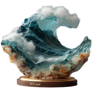 Ocean Flow Trophy Vinyl Car Decal Sticker – Waterproof & UV-Resistant 3.4133333333333336"