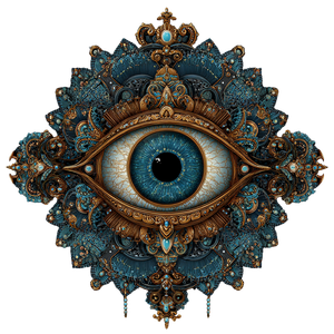 Fantasy Jewel Eye Vinyl Car Decal Sticker – Waterproof & UV-Resistant 6.826666666666667"