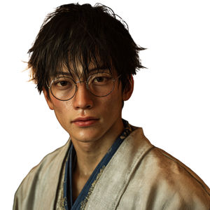 Shinpachi Bartender Vinyl Car Decal Sticker – Waterproof & UV-Resistant 3.4133333333333336"