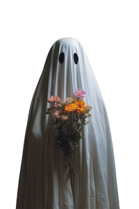 Elegant Ghost Vinyl Car Decal Sticker – Waterproof & UV-Resistant 4.4