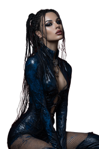Cyberpunk Gothic Woman V3 Vinyl Car Decal Sticker – Waterproof & UV-Resistant 4.4