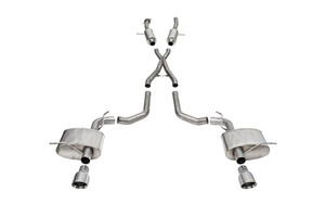 Corsa Sport Cat Back Exhaust Kit 2021-2023 Dodge Durango | No-Drone Tech | Sporty Sound Corsa Sport Cat Back Exhaust Kit 2021-2023 Dodge Durango | No-Drone Tech | Sporty Sound