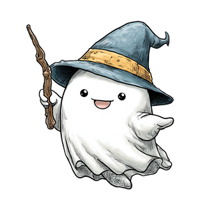 Wizard Ghost Casting Vinyl Car Decal Sticker – Waterproof & UV-Resistant 3.4133333333333336"