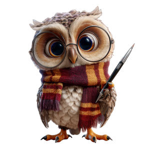 Wise Owl Designer Vinyl Car Decal Sticker – Waterproof & UV-Resistant 3.4133333333333336"