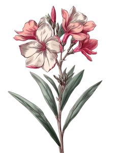 Vintage Oleander Sketch Vinyl Car Decal Sticker – Waterproof & UV-Resistant 4.1066666666666665" Vintage Oleander Sketch Vinyl Car Decal Sticker – Waterproof & UV-Resistant 4.1066666666666665"