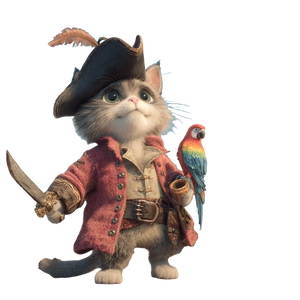 Pirate Cat V7 Vinyl Car Decal Sticker – Waterproof & UV-Resistant 6.826666666666667" Pirate Cat V7 Vinyl Car Decal Sticker – Waterproof & UV-Resistant 6.826666666666667"
