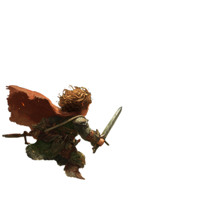 Halfling Warrior V2 Vinyl Car Decal Sticker – Waterproof & UV-Resistant 3.4133333333333336"