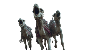 Screaming Camels Wedding Vinyl Car Decal Sticker – Waterproof & UV-Resistant 2.72"