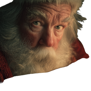 Sad Santa Claus V2 Vinyl Car Decal Sticker – Waterproof & UV-Resistant 3.4133333333333336"