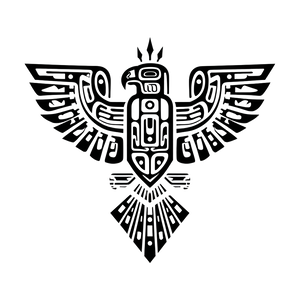Thunderbird Tattoo Stencil Vinyl Car Decal Sticker – Waterproof & UV-Resistant 3.4133333333333336"