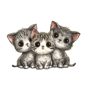 Adorable Cartoon Kittens Vinyl Car Decal Sticker – Waterproof & UV-Resistant 3.4133333333333336" Adorable Cartoon Kittens Vinyl Car Decal Sticker – Waterproof & UV-Resistant 3.4133333333333336"