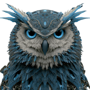 Futuristic Cyber Owl Vinyl Car Decal Sticker – Waterproof & UV-Resistant 3.4133333333333336" Futuristic Cyber Owl Vinyl Car Decal Sticker – Waterproof & UV-Resistant 3.4133333333333336"
