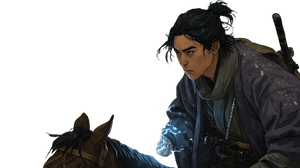 Samurai Lightning Spell Vinyl Car Decal Sticker – Waterproof & UV-Resistant 2.72"