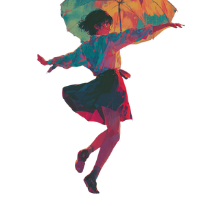 Dancing Anime Girl V12 Vinyl Car Decal Sticker – Waterproof & UV-Resistant 3.4133333333333336"